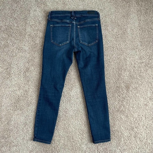 Abercrombie & Fitch Mid Rise Super Skinny Ankle Jeans Distressed Stretch 27P - Picture 4 of 8